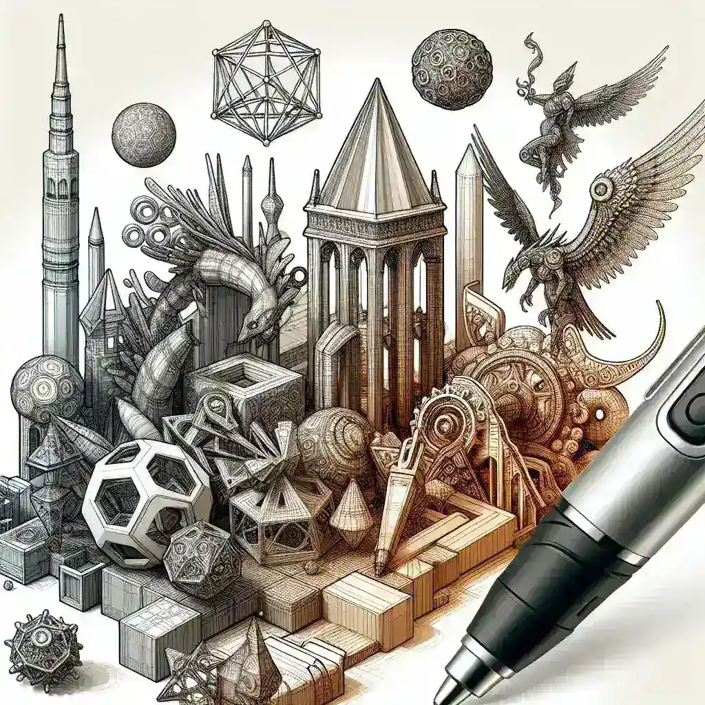 Featured Post Image - Bagaimana cara menggabungkan berbagai bahan dalam satu gambar pena 3D?